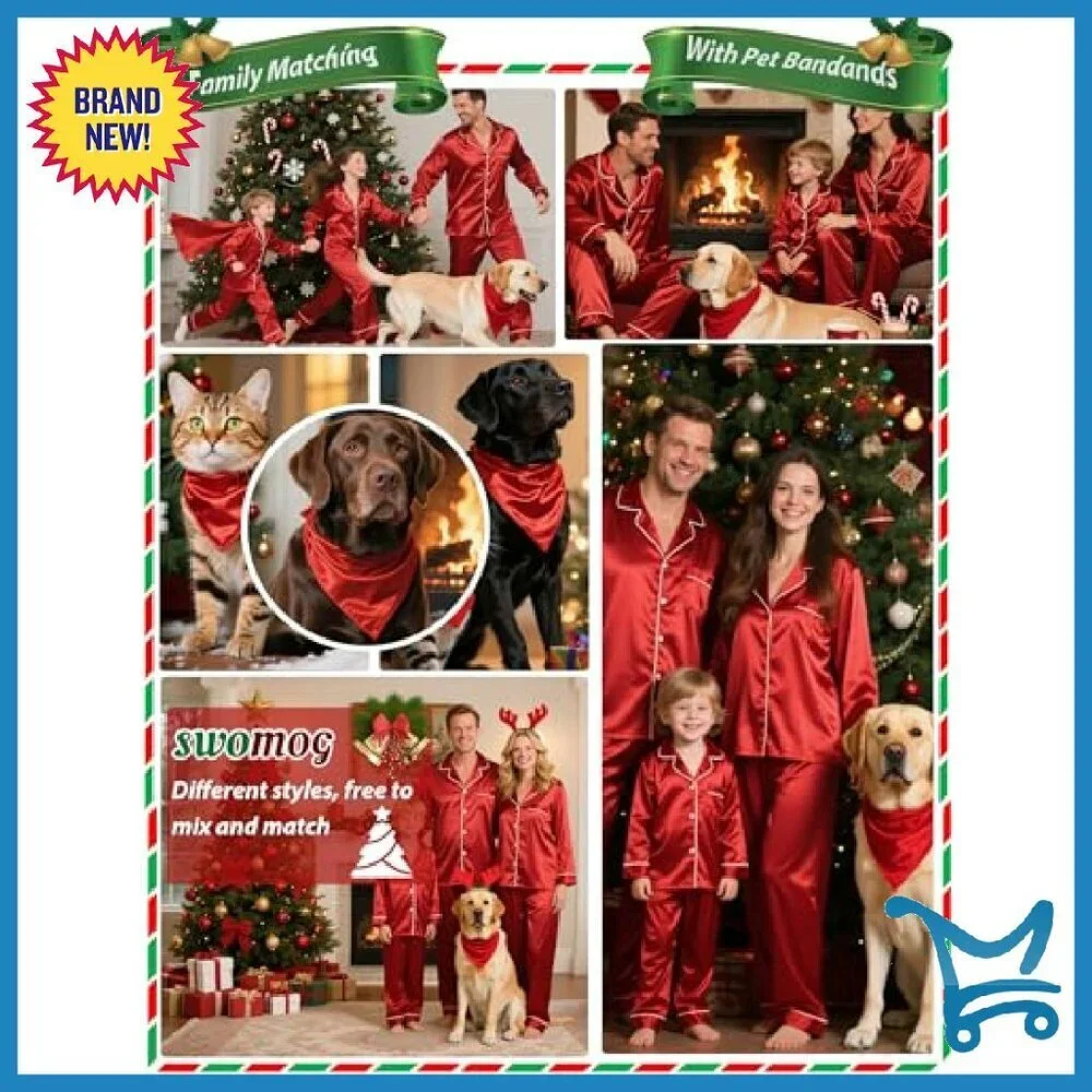 Silk Satin Pajama Set Long Sleeve Button Down Sleepwear 2 Piece